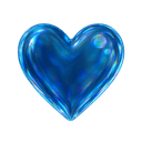 Iridescent 3D heart