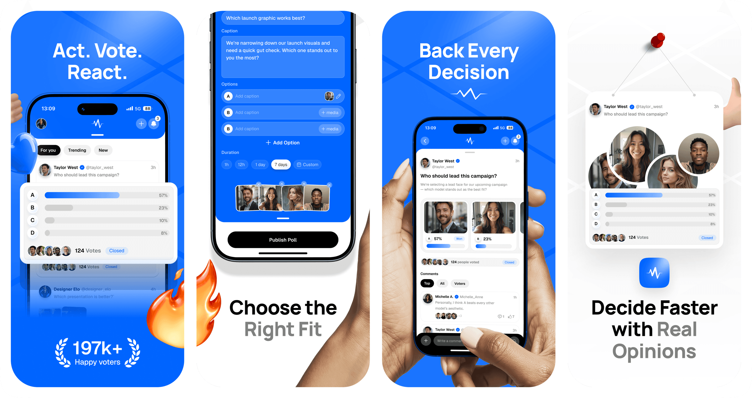 Pulse — social polling and group decision-making iOS app by Nemy Agency
