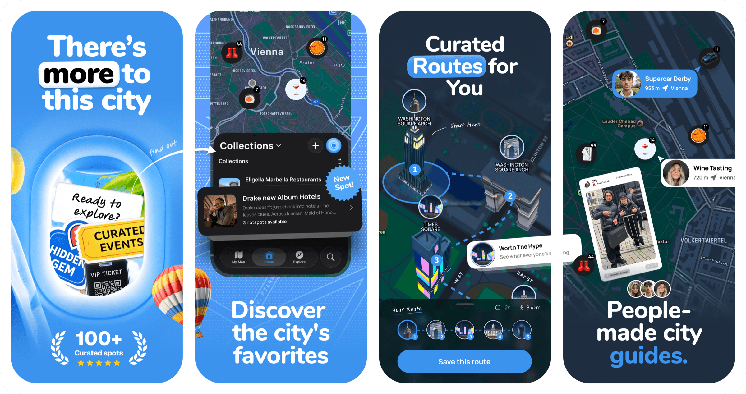 TrepAI — curated city guides iOS app by Nemy Agency
